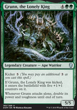 Grunn, the Lonely King - Dominaria (Uncommon) [DOM-165]