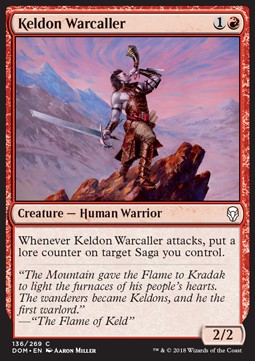 Keldon Warcaller - Dominaria (Common) [DOM-136]