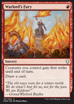 Warlord's Fury - Dominaria (Common) [DOM-151]