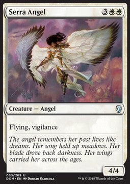Serra Angel - Dominaria (Uncommon) [DOM-33]