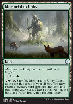 Memorial to Unity - Dominaria (Uncommon) [DOM-245]