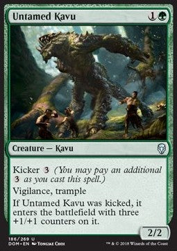 Untamed Kavu - Dominaria (Uncommon) [DOM-186]