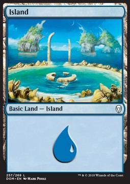Island (V.4) - Dominaria (Land) [DOM-257]