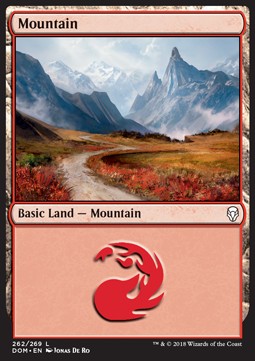 Mountain (V.1) - Dominaria (Land) [DOM-262]