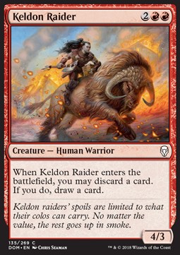 Keldon Raider - Dominaria (Common) [DOM-135]