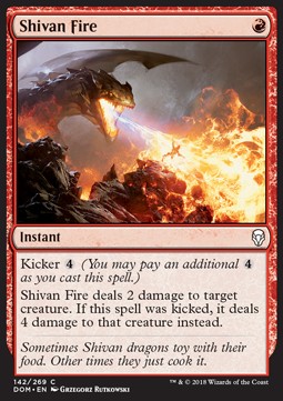 Shivan Fire - Dominaria (Common) [DOM-142]