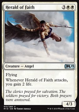 Herald of Faith - Core 2019 (Uncommon) [M19-13]