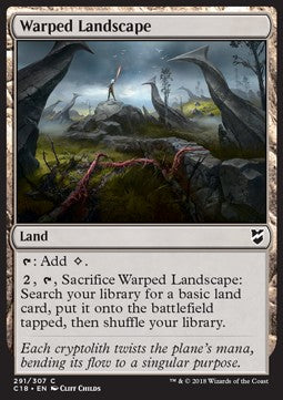 Warped Landscape - Commander 2018 (Common) [C18-291]