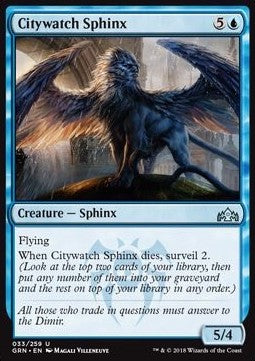 Citywatch Sphinx - Guilds of Ravnica (Uncommon) [GRN-33]
