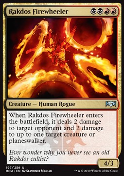 Rakdos Firewheeler - Ravnica Allegiance (Uncommon) [RNA-197]