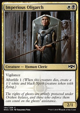 Imperious Oligarch - Ravnica Allegiance (Common) [RNA-184]