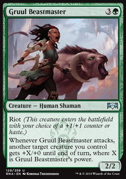 Gruul Beastmaster - Ravnica Allegiance (Uncommon) [RNA-129]