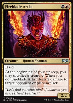 Fireblade Artist - Ravnica Allegiance (Uncommon) [RNA-172]