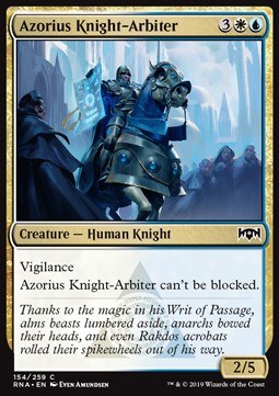 Azorius Knight-Arbiter - Ravnica Allegiance (Common) [RNA-154]