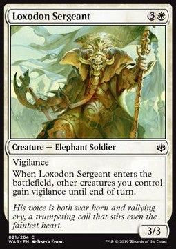 Loxodon Sergeant - War of the Spark (Common) [WAR-21]
