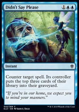 Didn't Say Please - Throne of Eldraine (Common) [ELD-42]