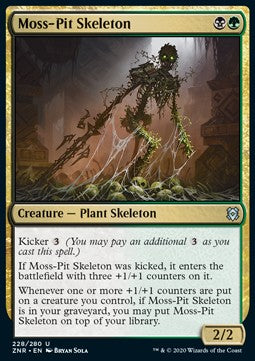 Moss-Pit Skeleton - Zendikar Rising (Uncommon) [ZNR-228]