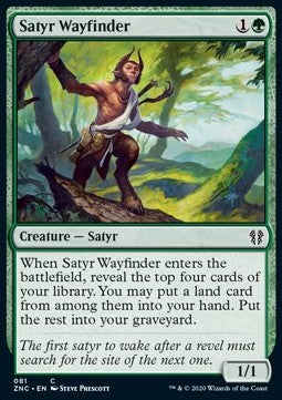 Satyr Wayfinder - Commander: Zendikar Rising (Common) [ZNC-81]