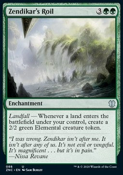 Zendikar's Roil - Commander: Zendikar Rising (Uncommon) [ZNC-88]