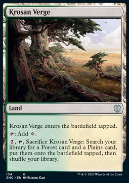 Krosan Verge - Commander: Zendikar Rising (Uncommon) [ZNC-134]