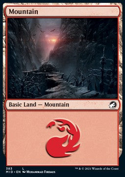 Mountain - Innistrad: Midnight Hunt: Extras (Land) [XMID-383]