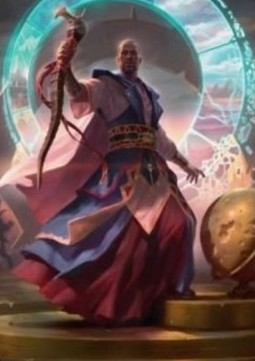 Art Series: Teferi, Who Slows the Sunset (V.1) - Innistrad: Midnight Hunt: Extras (Tip Card) [XMID-A10]