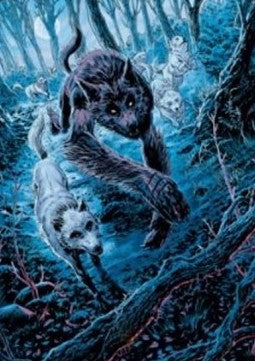 Art Series: Untamed Pup (V.1) - Innistrad: Midnight Hunt: Extras (Tip Card) [XMID-A77]