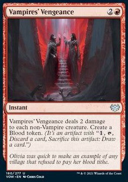 Vampires' Vengeance - Innistrad: Crimson Vow (Uncommon) [VOW-180]