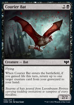Courier Bat - Innistrad: Crimson Vow (Common) [VOW-102]