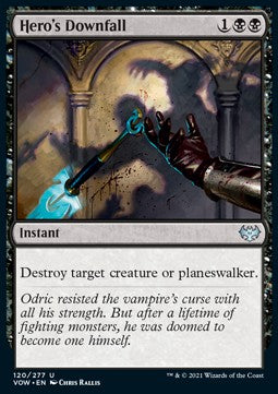 Hero's Downfall - Innistrad: Crimson Vow (Uncommon) [VOW-120]