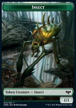 Insect Token (Green 1/1) - Innistrad: Crimson Vow: Extras (Token) [XVOW-T13]