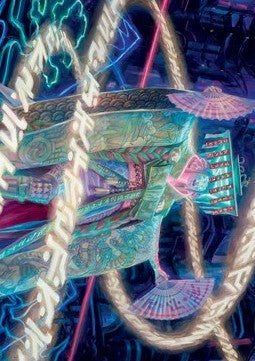 Art Series: Satsuki, the Living Lore (V.1) - Kamigawa: Neon Dynasty: Extras (Tip Card) [XNEO-A05]