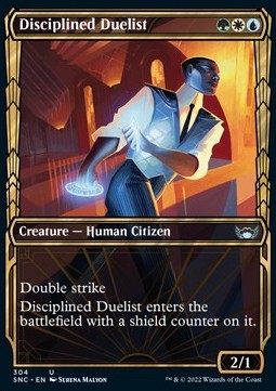 Disciplined Duelist (V.1) - Streets of New Capenna: Extras (Uncommon) [XSNC-304]