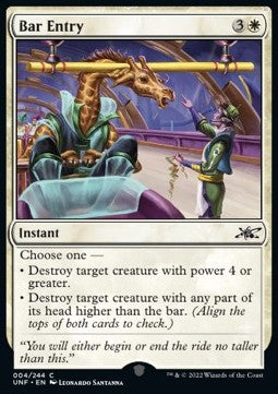 Bar Entry - Unfinity (Common) [UNF-4]