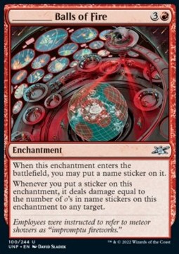 _____ Balls of Fire - Unfinity (Uncommon) [UNF-100]