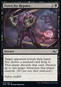 Down for Repairs - Unfinity (Common) [UNF-73]