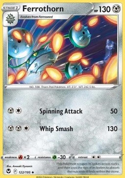 Ferrothorn - Silver Tempest (Uncommon) [SIT-122]