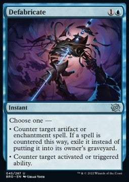 Defabricate - The Brothers' War (Uncommon) [BRO-45]