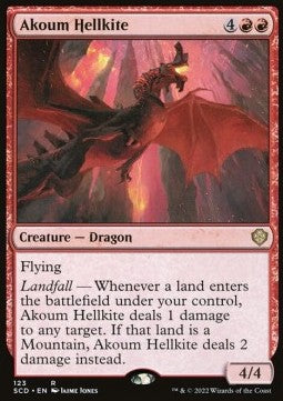 Akoum Hellkite - Starter Commander Decks (Rare) [SCD-123]