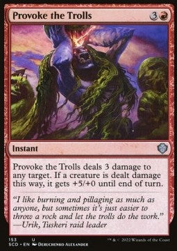 Provoke the Trolls - Starter Commander Decks (Uncommon) [SCD-153]