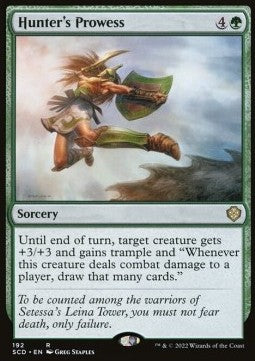 Hunter's Prowess - Starter Commander Decks (Rare) [SCD-192]