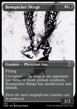 Bonepicker Skirge (V.1) - Phyrexia: All Will Be One: Extras (Common) [XONE-290]