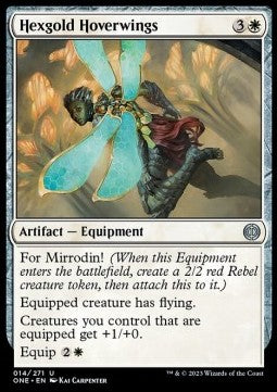 Hexgold Hoverwings - Phyrexia: All Will Be One (Uncommon) [ONE-14]