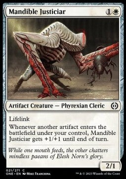Mandible Justiciar - Phyrexia: All Will Be One (Common) [ONE-21]