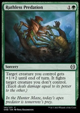 Ruthless Predation - Phyrexia: All Will Be One (Common) [ONE-182]
