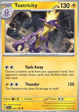 Toxtricity - Scarlet & Violet (Uncommon) [SVI-072]