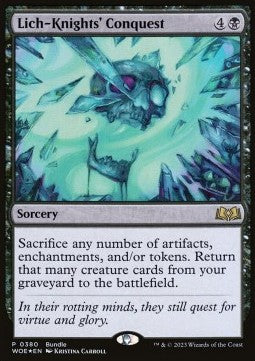 Lich-Knights' Conquest (V.3) - Wilds of Eldraine: Promos (Rare) [PWOE-380]