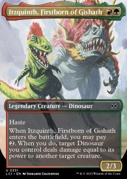 Itzquinth, Firstborn of Gishath - The Lost Caverns of Ixalan: Extras (Uncommon) [XLCI-331]