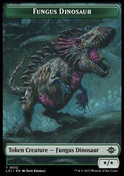 Fungus Dinosaur Token (G */*) // Vampire Demon Token (WB 4/3) - The Lost Caverns of Ixalan: Tokens (Token) [TLCI-T 12/15]