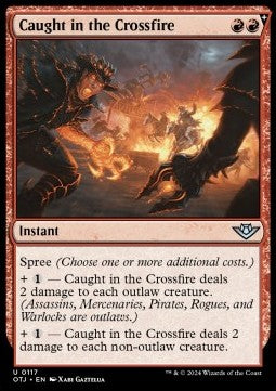 Caught in the Crossfire - Outlaws of Thunder Junction (Uncommon) [OTJ-117]